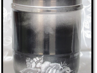 Hliníková urna malá stříbrná